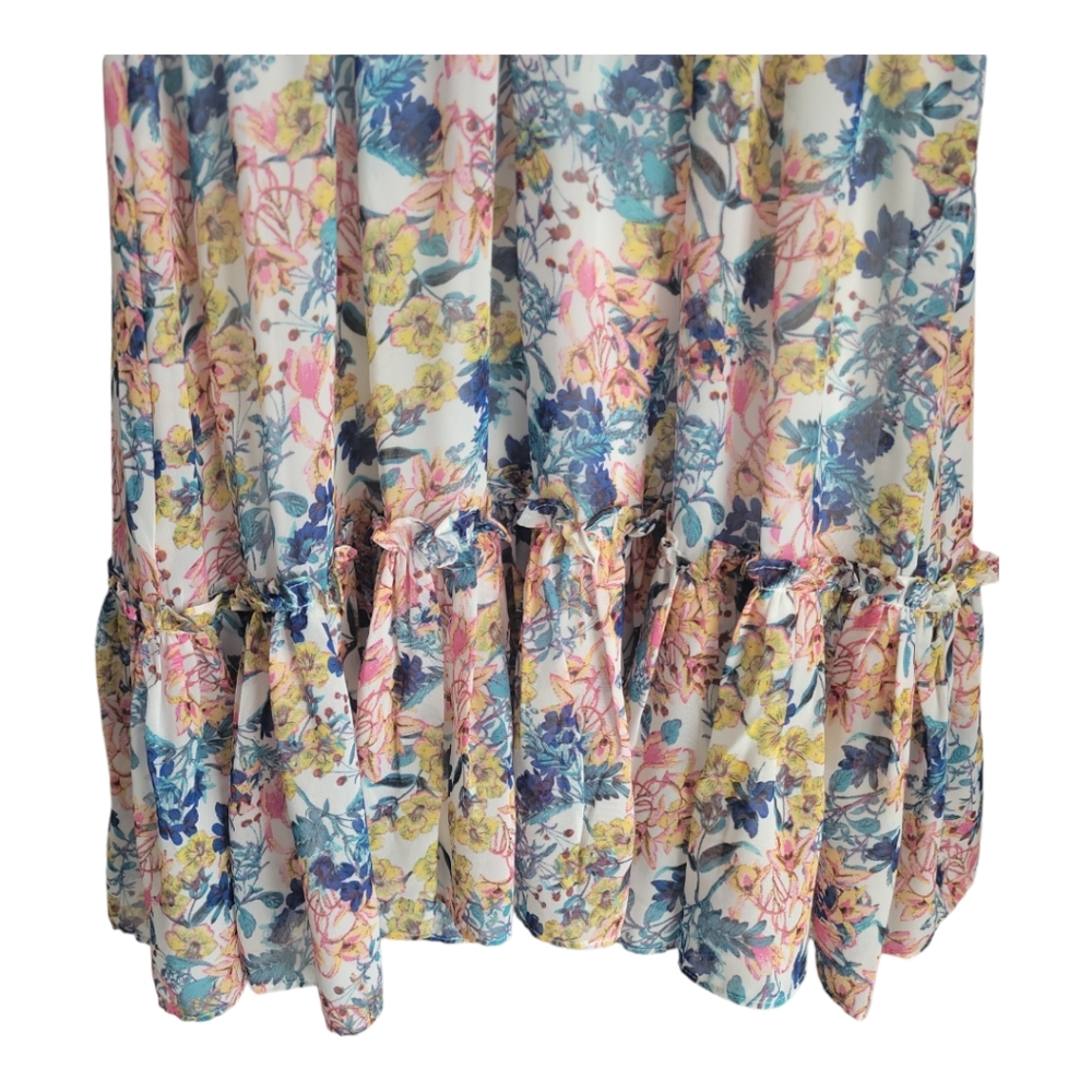 Taylor Floral Dress Fully Lined Size 12 - Picture 3 of 10